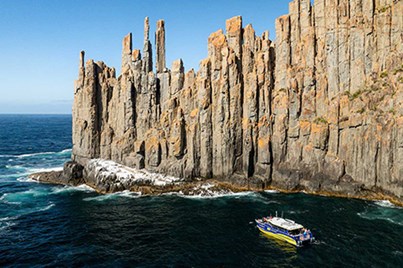People enjoying a cruise near Cape Raoul