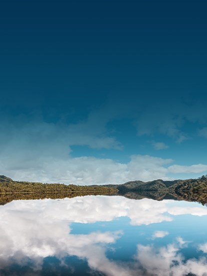 Wilderness views of Gordon River
